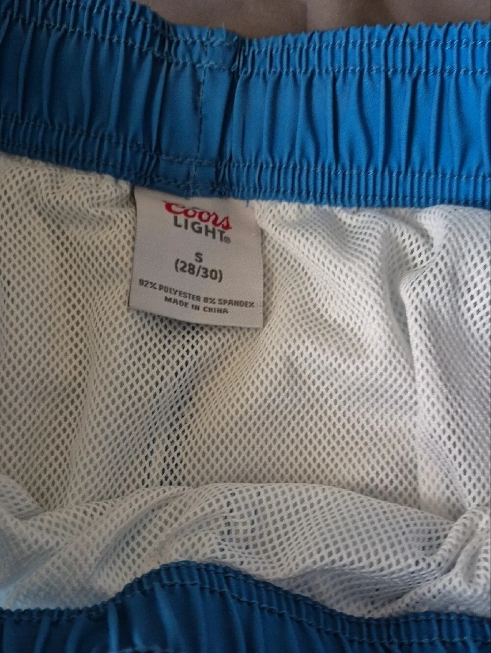 Coors Light Men’s Blue Mountain Print Swim Trunks